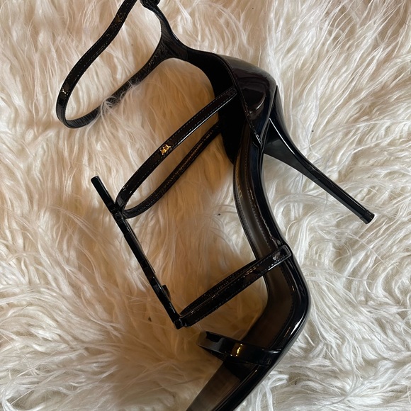 Saint Laurent Cassandra YSL Logo Sandals - Picture 9 of 14